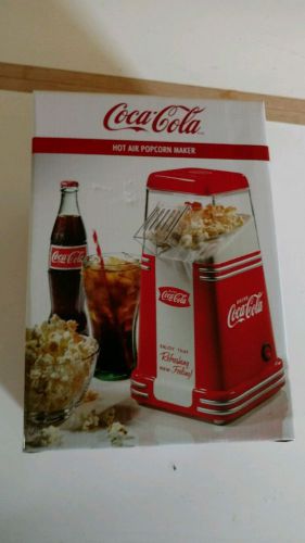 COCA-COLA HOT AIR POPCORN MAKER MINI MACHINE ~ NOSTALGIA ELECTRICS RHP310COKE