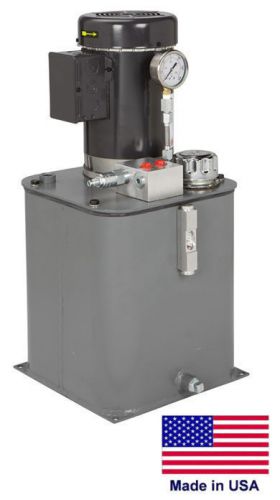 Hydraulic power system self contained - 230/460v - 3 ph - 2 hp - 5 gal reservoir for sale