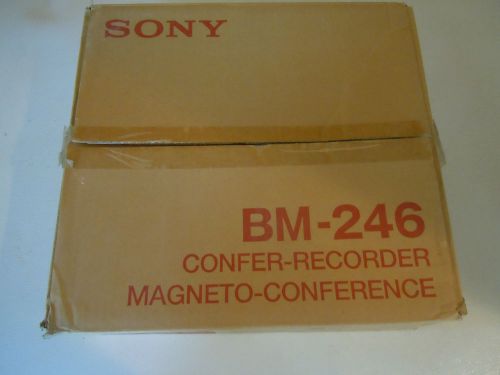Sony BM-246 ConferCorder Dual Tape Deck Court Recorder