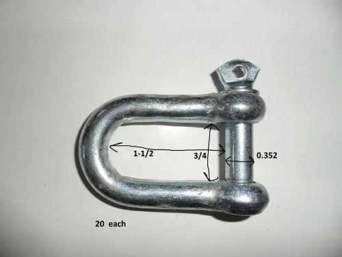galvanized rigging shackle chains cable screw chain ring Shackle Pin Ring  3/8