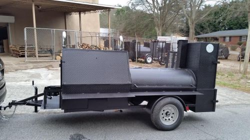 Fathers Day Rib Master BBQ Smoker Cooker Grill Trailer food Catering Business