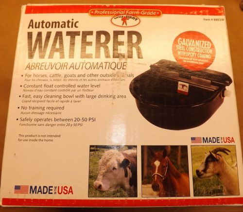 Little giant 88esw automatic waterer ,black coated, goats, dogs farm grade for sale
