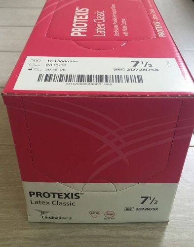 Cardinal Health Protexis Latex Classic Size 7.5 Ref 2D72N75X Box of 200