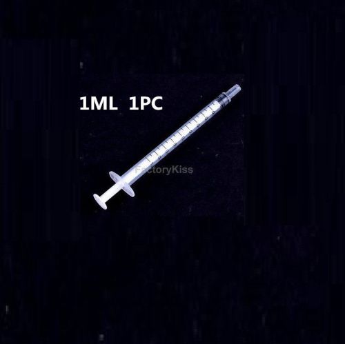 20 x Disposable Plastic 1 ml Injector Syringe No Needle For Lab Measuring HPP