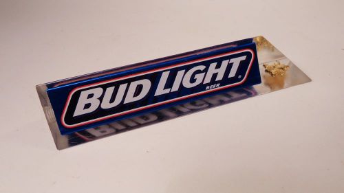Bud Light Draught Handle Lucite with Gold Anheuser &#039;A&#039;