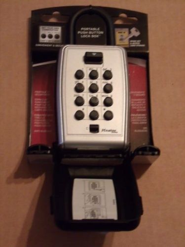Master Lock 5422D Portable Over The Door Knob Push Button Lock Box