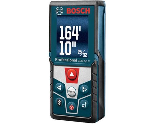 Bosch GLM 50 C 165&#039; Laser Distance Measure with Inclinometer and Bluetooth