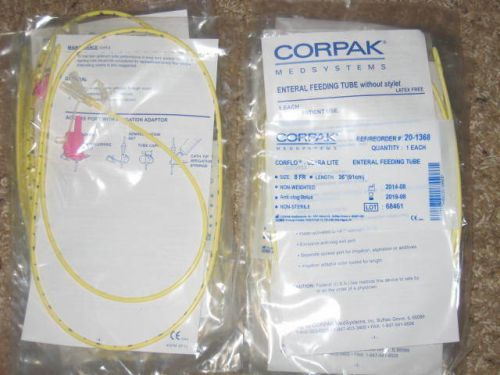 corpak interal feeding tube without stylet 10 ultra lite 20-1368 new
