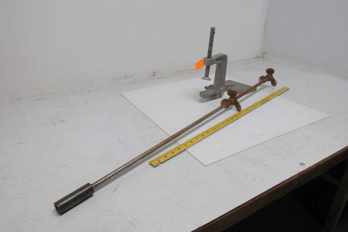 Drum &amp; barrel electric mixer c-clamp &amp; fixed 4&#034; impeller w/1/2&#034;x38&#034; long shaft for sale