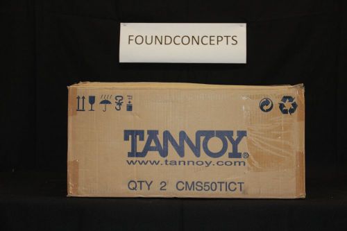 Tannoy Ceiling Speakers CMS50TICT PAIR New in the box MINT 70 volt or 100 volt