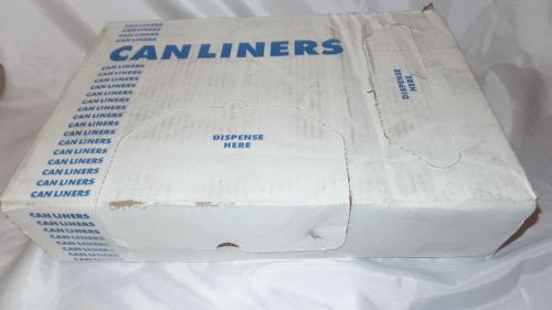 Heritage industrial blue soiled linen can liners 200 case 127280 a6043pxl for sale