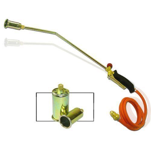 Propane &#039;Turbo Torch&#039; with 3 Nozzles and Hose - 60&#039; Hose