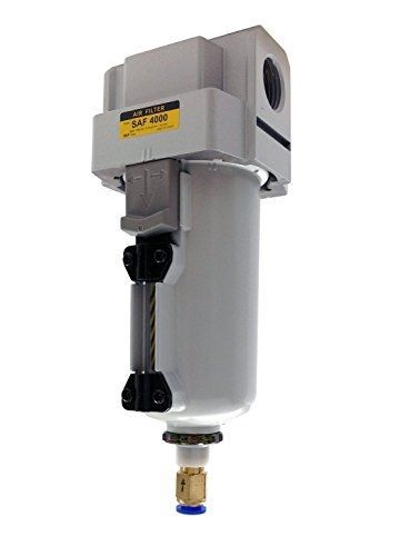 PneumaticPlus SAF3000M-N03BD-MEP Compressed Air Particulate Filter, 3/8&#034; Pipe