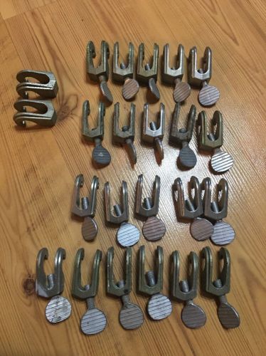 Fisher Flexaframe Rod Clamp Lot of 23 Pieces