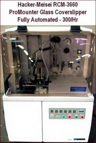 HACKER-MEISEI ProMounter RCM-3660 Microscope Slides Automated Glass Coverslipper