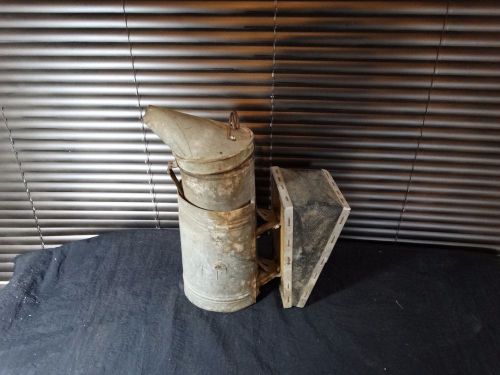 Vintage bee keepers smoker Root  quality leather bellows