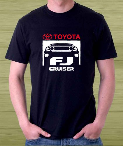 TOYOTA FJ CRUISER 4x4 Off Road Racing Logo Men&#039;s Black T Shirt Size S to 3XL