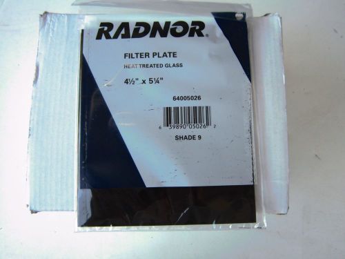 RADNOR FILTER PLATE WELDING 64005026 4-1/2&#034; X5-1/4&#034;  SHADE GRAY #9