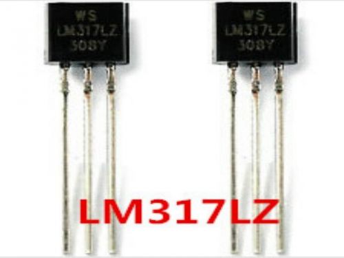 100PCS NEW LM317LZ LM317L LM317 0.1A Adjustable Voltage Regulator IC TO-92