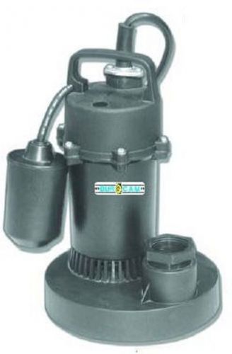 Burcam submersible sump pump vertical switch 1/2 hp model 300710 for sale