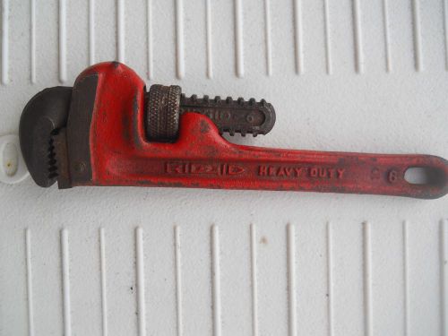 Ridgid  6 inch pipe wrench for sale