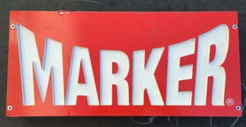 MARKER Hard Plastic DISPLAY MARQUEE Sign