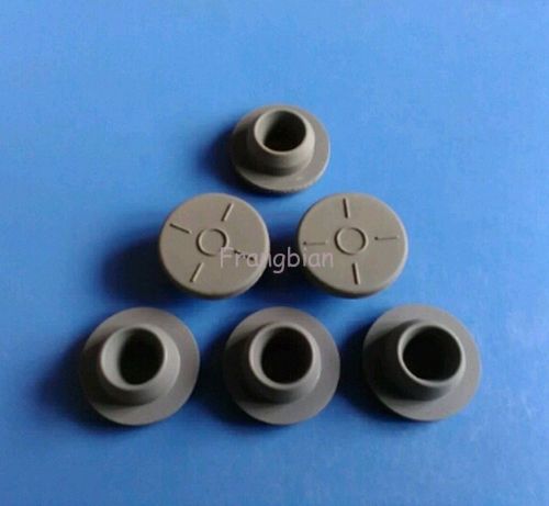 100X 20mm Elastomer Rubber Stoppers Chlorobutyl Rubber Stoppers for Vials