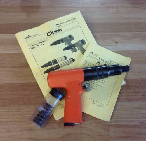 New cleco 8rsapt-7bq pistol grip pneumatic screwdriver •1/4&#034; quick change for sale