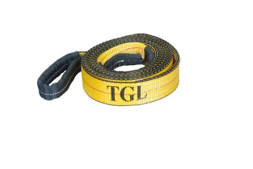 2&#034; 20&#039; tow strap with reinforced loops 10000 lb capacity for sale