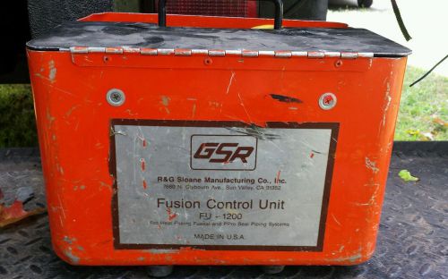 GSR Fusion Control Unit FU-1200 R&amp;G Sloane FUSEAL PIPE