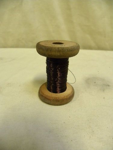 Vintage Antique Consolidated Copper Magnet Motor Antenna Winding Wire .009 (D6)