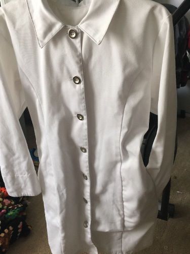 CLINIQUE LAB COAT FOR COSMETICS COUNTER CONSULTANT SIZE 4 Jacket