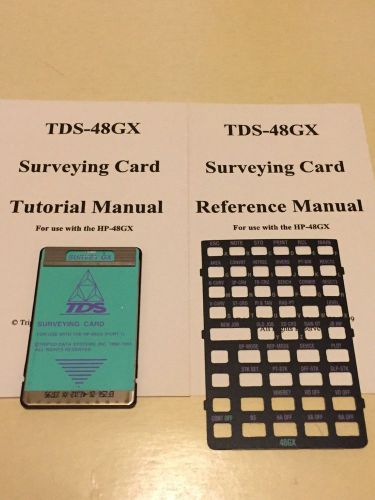 TDS Survey GX Software Card for HP 48GX Calculator