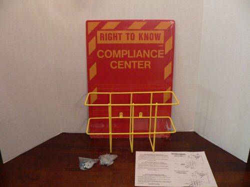 New NMC, RTK64 Right-To-Know Center Compliance Center Wall Mount 20&#034; X 14&#034; NEW