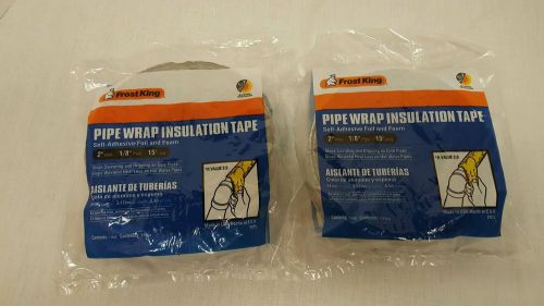 New Lot of Two Frost King Pipe Wrap insulation