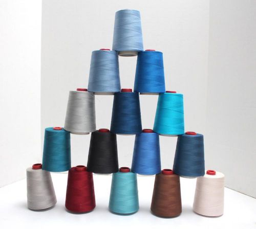 Winton cotton thread 6000 yd 15 cones made in usa assorted colors (you can pick) for sale