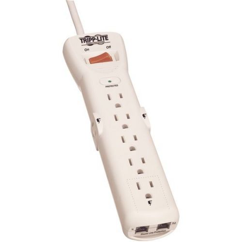 Tripp lite super6tel surge protector 7 outlet phone/dsl protection - 6ft cord for sale