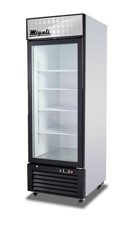 Migali c-23fm single glass door merchandiser freezer free lift gate delivery!! for sale