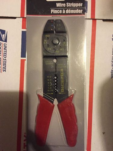 Wire stripper - by tool bench - 7 5/8&#034; - nip! and crimper cushion handle grips for sale