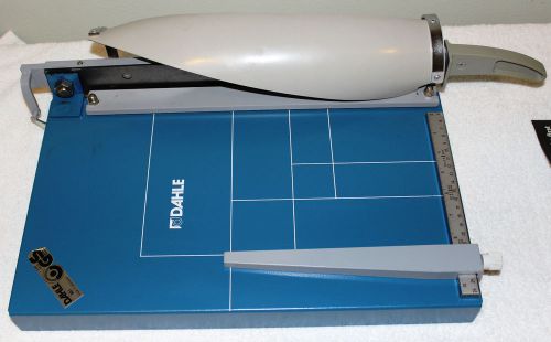 Dahle model 561 14 1/8&#034;, 35 sheet cap. guillotine paper cutter, salesman sample for sale