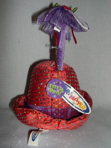 RED HAT SOCIETY HAT W/ PEN ~~ MARY MEYER COLLECTION