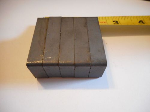 ( 5 ) FERRITE CERAMIC MAGNETS---BLOCK C8 - 7/8&#034; Wide x 1 3/4&#034; Long x 3/8&#034; Thick