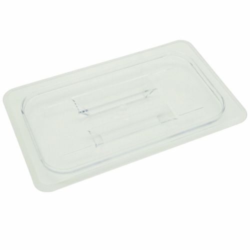 1 PC POLYCARBONATE Cover Lid For Food Pan, Clear Quarter Size Solid SP7400S