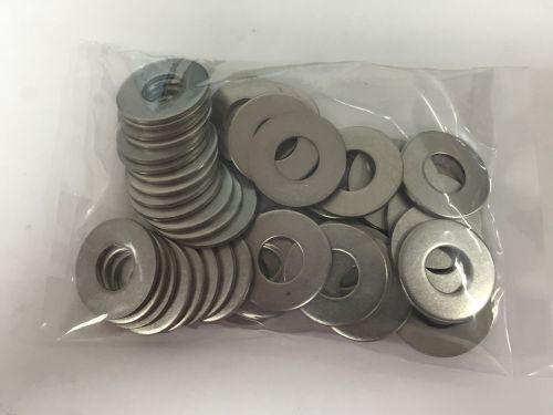 (50 PACK) 18-8 Stainless Steel Flat Washer 92141A033