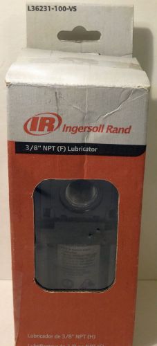 Ingersoll Rand L36231-100-VS 3/8-Inch Lubricator, Black/Gray