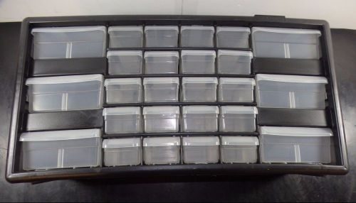 Akro-Mils Drawer Bin Cabinet, 26 Drawers, Model 10126 |JA3|