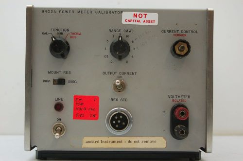 HP 8402A, Power Meter Calibrator