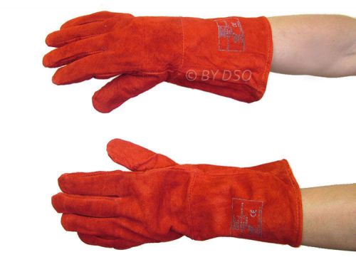 High quality 14&#034; fully lined welders gauntlet gloves gl011 for sale