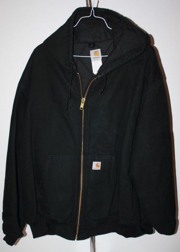 CARHARTT Black Jacket w/Hood 5XL