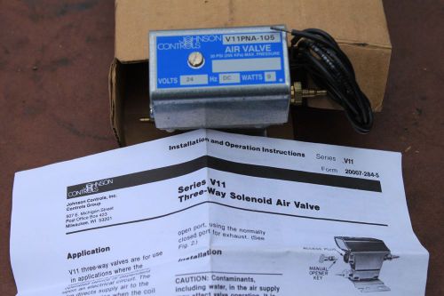 Johnson Controls 3 way solenoid air valve  V11PNA-105